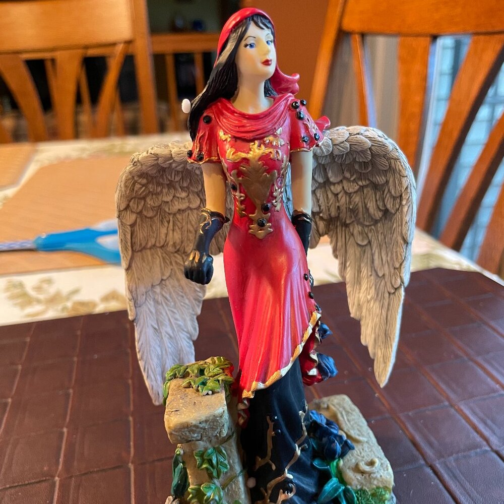 Night Queen Angel Statue in Raoul Vitale's  Twilight Garden Collection New